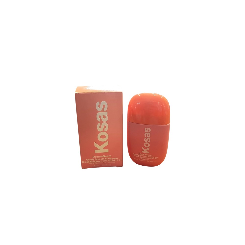Kosas DreamBeam SPF 40 PA++++ Mineral Sunscreen 40mL NIB Ceramides Peptides Zinc
